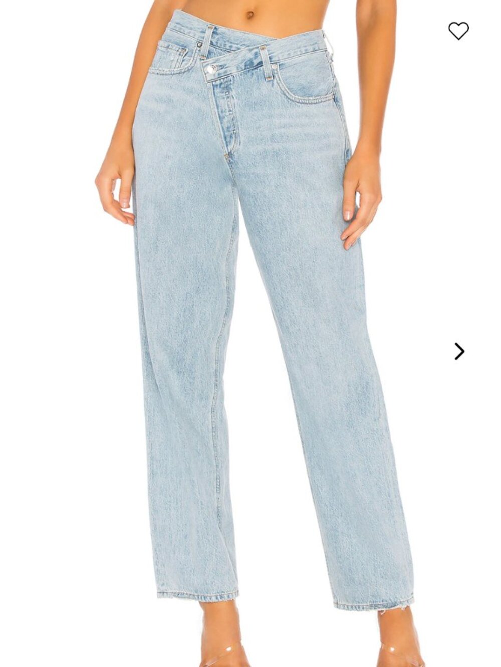 AGOLDE Criss Cross Upsized Jean in Suburbia